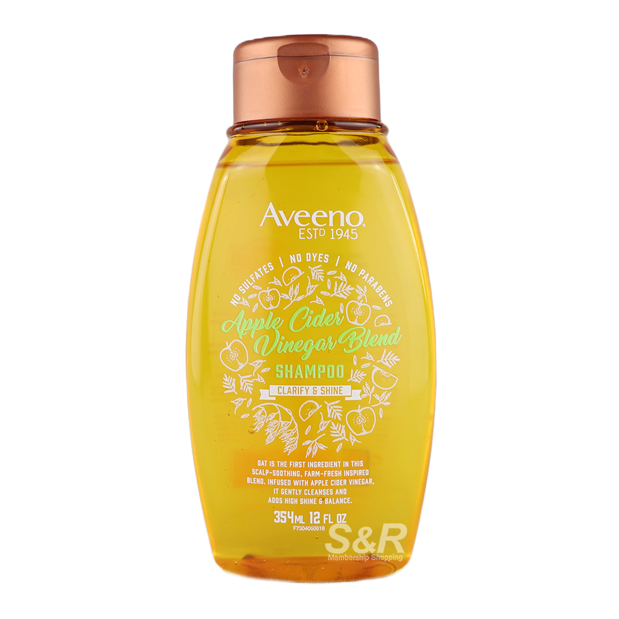 Aveeno Apple Cider Vinegar Blend Shampoo 354mL Aveeno Apple Cider Vinegar Blend Shampoo 354mL
